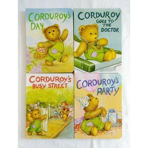 Lot of 4 Corduroy Board Books :Corduroy' Day, Party, Doctor, Busy Street